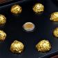 Gold chocolate box with Swiss Gold Coin